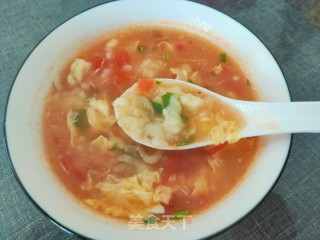 西红柿鸡蛋疙瘩汤的做法步骤：12