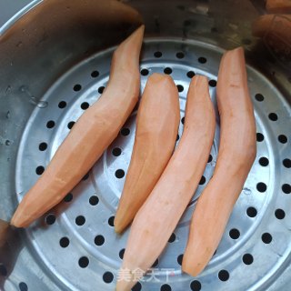 糖桂花蜜薯的做法步骤：2