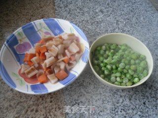 莲藕豌豆粒的做法步骤：5