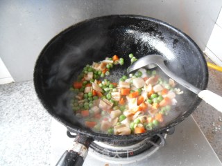 莲藕豌豆粒的做法步骤：9