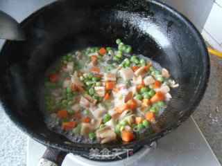 莲藕豌豆粒的做法步骤：10