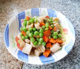 莲藕豌豆粒的做法步骤：12