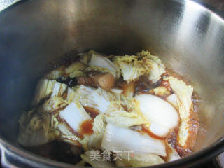 大白菜炖五花肉的做法步骤：14