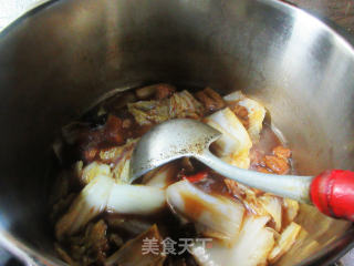 大白菜炖五花肉的做法步骤：15
