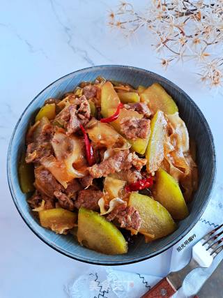 冬瓜炒牛肉的做法步骤：14