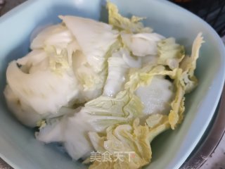 红虾烧白菜的做法步骤：2