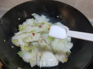 红虾烧白菜的做法步骤：7