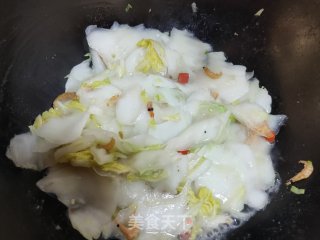 红虾烧白菜的做法步骤：8