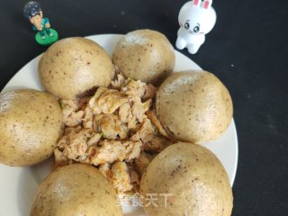红枣核桃豆渣窝头的做法步骤：12