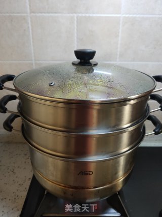南瓜花卷的做法步骤：14