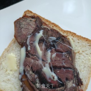 牛肉芒果三明治的做法步骤：5