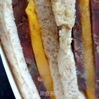 牛肉芒果三明治的做法步骤：8