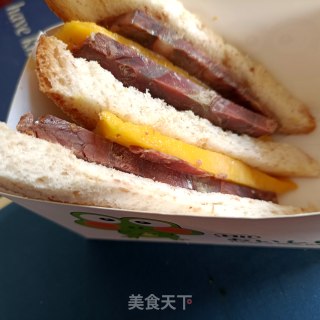 牛肉芒果三明治的做法步骤：9