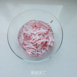 香菜萝卜丝的做法步骤：4