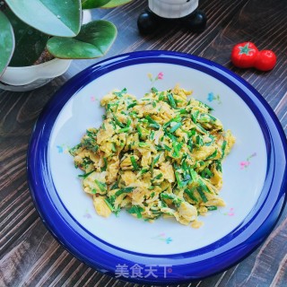 虾皮韭菜炒鸡蛋的做法步骤：8