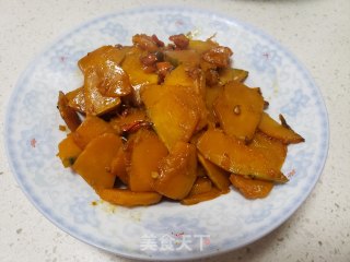 炒南瓜片的做法步骤：5