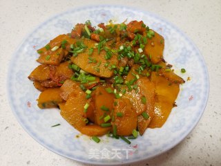 炒南瓜片的做法步骤：6