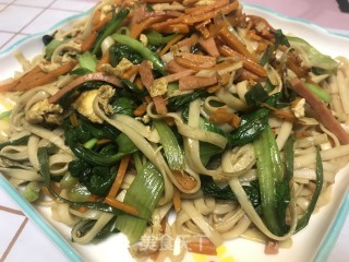 炒面条的做法步骤：4