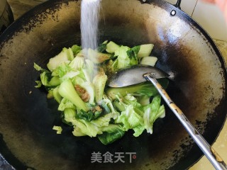油滋啦炒油菜的做法步骤：5