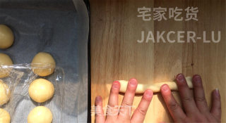 温莎排包，一次发酵法，操作简单，组织松软拉丝，奶香四溢巨好吃。的做法步骤：8