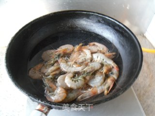 黄酒灼青虾的做法步骤：6