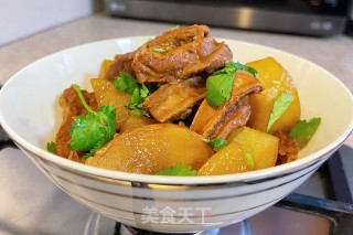 牛坑腩焖萝卜的做法步骤：8
