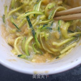 薯泥南瓜蛋饼的做法步骤：6