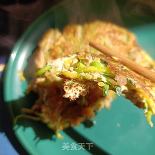 薯泥南瓜蛋饼的做法步骤：14