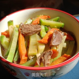 “萝卜”青萝卜炖酱牛肉的做法步骤：13