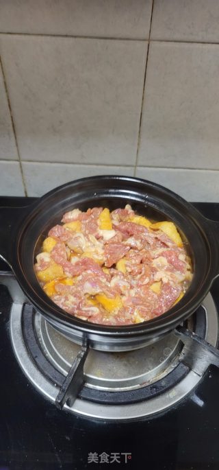 油豆腐肉片煲的做法步骤：11