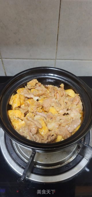 油豆腐肉片煲的做法步骤：13