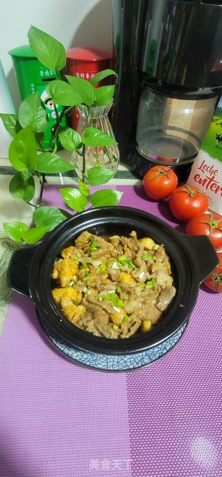 油豆腐肉片煲的做法步骤：15