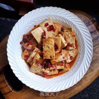 香辣农家豆腐的做法步骤：8