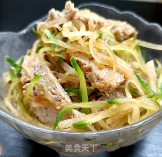 “萝卜”午餐肉拌萝卜的做法步骤：12