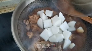 白萝卜炖鸭肉的做法步骤：11