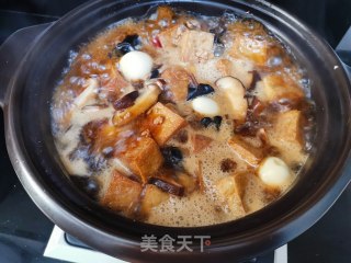 砂锅肉末豆腐煲的做法步骤：8