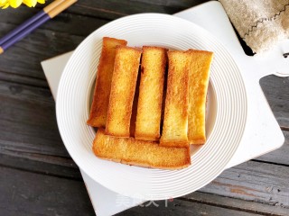 黄油蜂蜜吐司条的做法步骤：7
