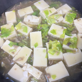 肉末炖豆腐的做法步骤：10