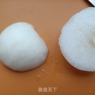 秋梨玫瑰花的做法步骤：2