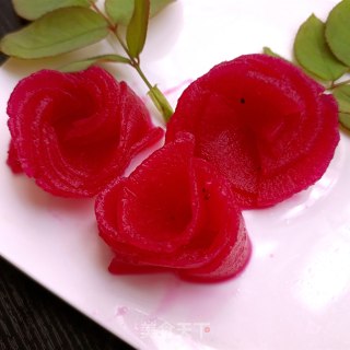 秋梨玫瑰花的做法步骤：14