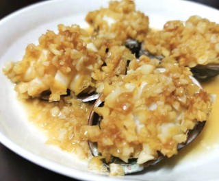 黄金白银蒸鲍鱼的做法步骤：10