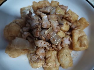 油豆腐蒸肉的做法步骤：5