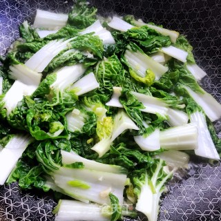 蒜蓉塔菜的做法步骤：7
