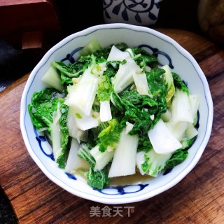 蒜蓉塔菜的做法步骤：8