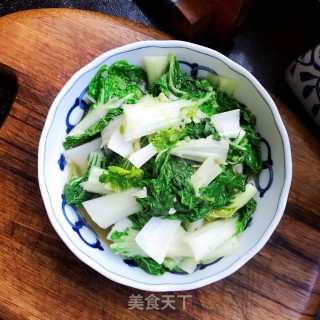 蒜蓉塔菜的做法步骤：9