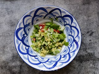 白菜苗鸡蛋煎饼的做法步骤：4