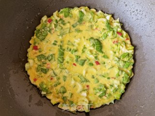 白菜苗鸡蛋煎饼的做法步骤：13