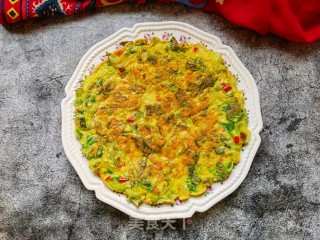 白菜苗鸡蛋煎饼的做法步骤：16