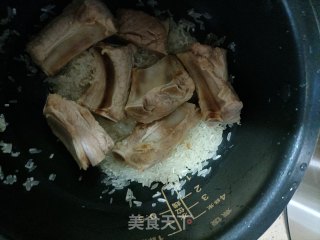 咸骨芋头粥的做法步骤：5