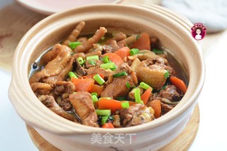 砂锅焖鸡的做法步骤：7